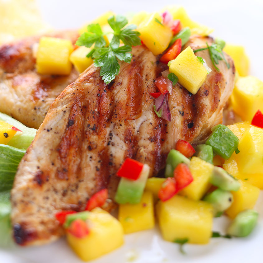 recipe for chicken with mango salsa